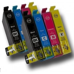 2X EPSON 18XL HIGH CAPACITY INK CARTRIDGES MULTIPACKS ( T1811/T1812/T1813/T1814)
